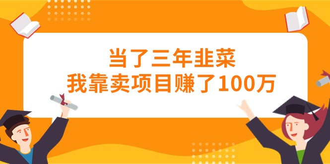 （10725期）当了三年韭菜我靠卖项目赚了100万-泡芙轻资产网创