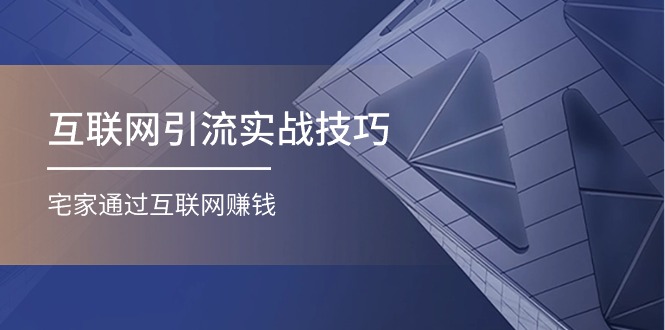 （11108期）互联网引流实操技巧(适合微商，吸引宝妈)，宅家通过互联网赚钱（17节）-泡芙轻资产网创