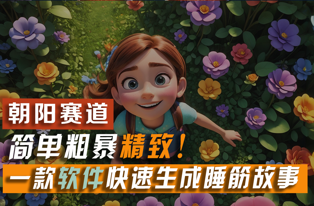 （11405期）利用一款软件5分钟一条爆款睡筋故事，简单粗暴精致！小白月入2w+-泡芙轻资产网创